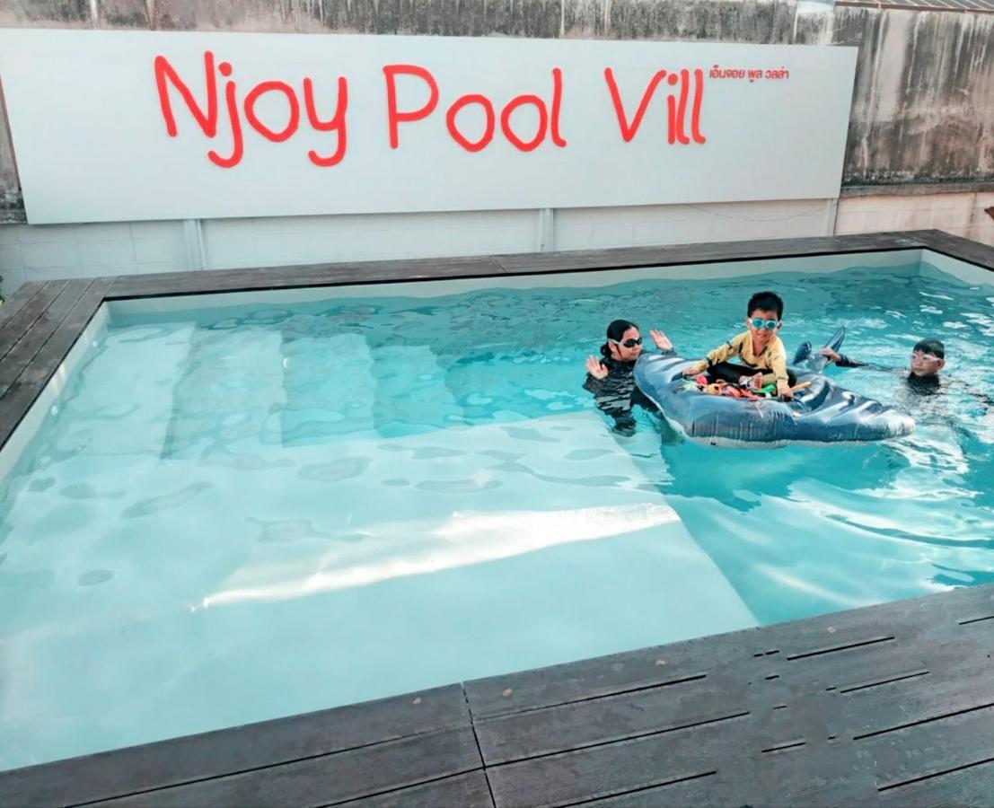 Pool Villa 3 Bedroom 10 Persons 5-Min To Tiger Zoo - Njoy Pool Villa Si Racha Eksteriør billede